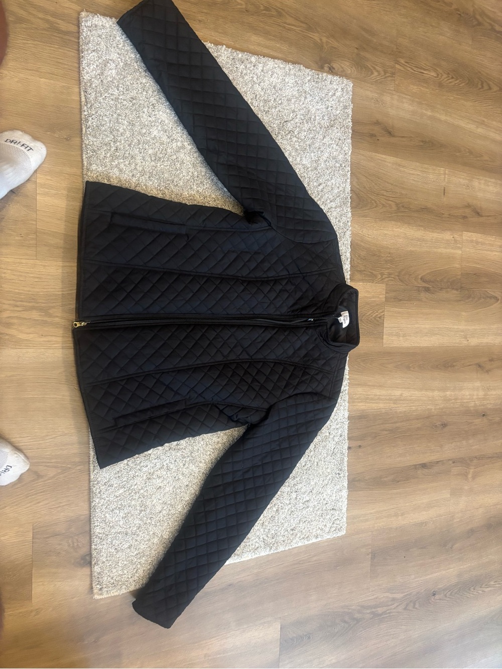 Kim Rogers Women's Quilted Black Jacket